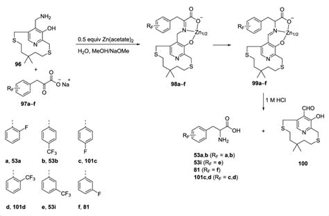 Scheme Synthesis Of Fphe Derivatives Via Zn Complexes