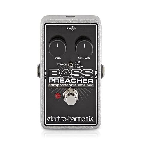 Electro Harmonix Bass Preacher Compressionsustainer Pedal Reverb