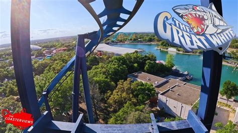 The Great White Coaster K Pov Seaworld San Antonio Texas Youtube