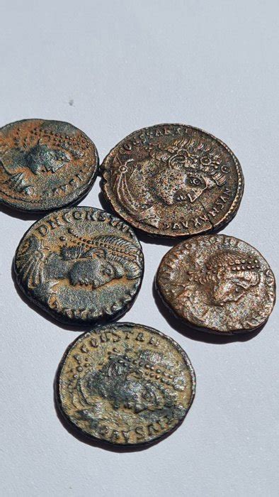 Roman Empire Lot Of Folles Incl Constantine I Catawiki