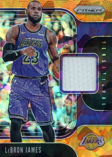 Lebron James Prizm Ss Lbj Sensational Swatches Orange Ice Price