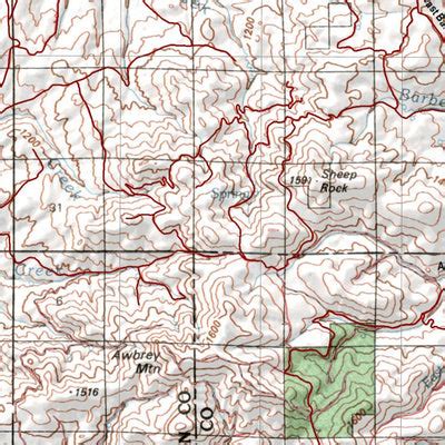 Oregon Hunting Unit 38, Grizzly Land Ownership Map by HuntData LLC ...