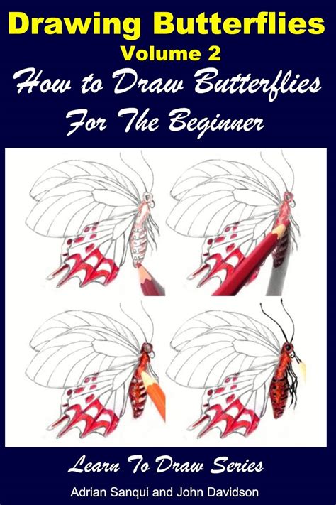 Drawing Butterflies Volume 2 - How to Draw Butterflies For the Beginner ...