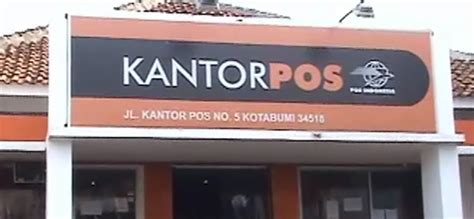 Kantorpos Di Kotabumi Lampung Dan Sekitarnya ~ Kantor Pos Di Indonesia