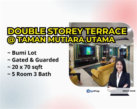 Double Storey Terrace House Taman Mutiara Utama Mutiara Rini For