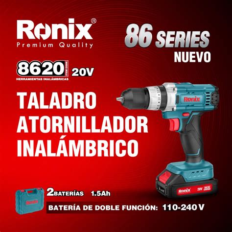 New Arrival Ronix Premium Quality W Case Cordless Impact Drill