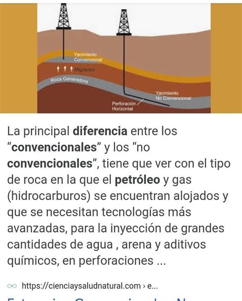 AYUDAAA Cuales Son Las Diferencias Entre El Petroleo Convencional Y No