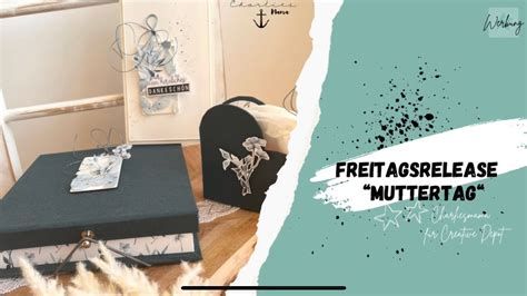 Freitagsrelease Bei Creative Depot Muttertag Dankesch N Set In Blau