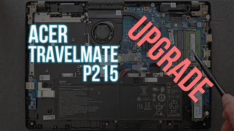 Acer Travelmate P Ram And Nvme Ssd Upgrade Youtube