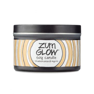 Zum Glow Soy Candle Frankincense And Myrrh Oz