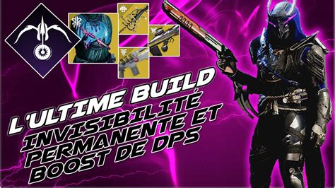 Destiny L Ultime Build Chasseur Abyssal Invisibilit Permanente