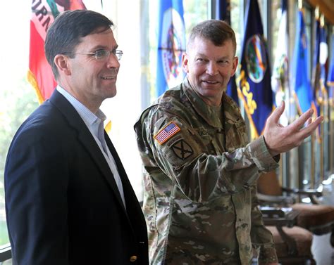 Army Secretary Mark T Esper Shares Vision Of Armys Future Joint