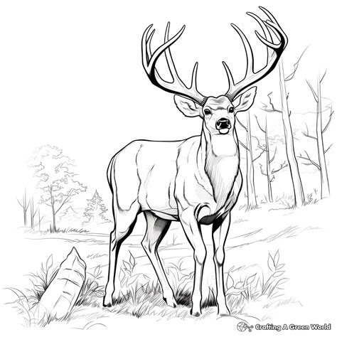 Printable Hunting Coloring Pages