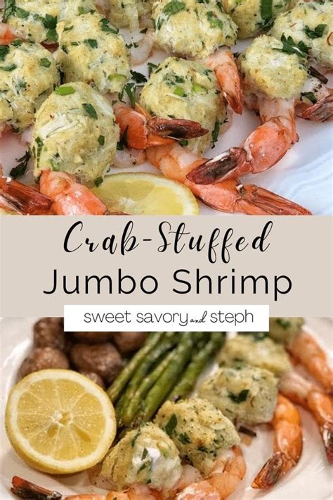 Crab Stuffed Jumbo Shrimp Receta