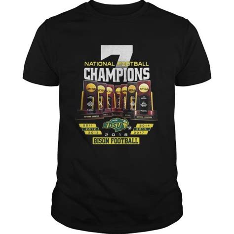 National Football Champions Ndsu North Dakota State Bison Shirt Bison