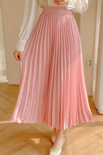 Fiona Spring Chiffon Pleats Skirt Pleated Chiffon Skirt Pleats Skirt