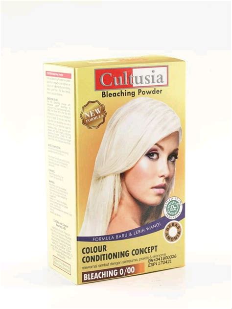 Jual Bleaching Cultusia Hair Color Permanen Krim Pewarna Rambut Cream