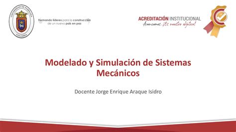 Calaméo Modelo Y Simulación De Sistemas Mecánicos