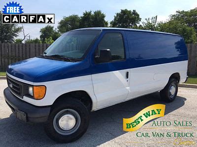 2006 Ford Econoline Cargo Van E 350 NO WINDOWS SHELVES