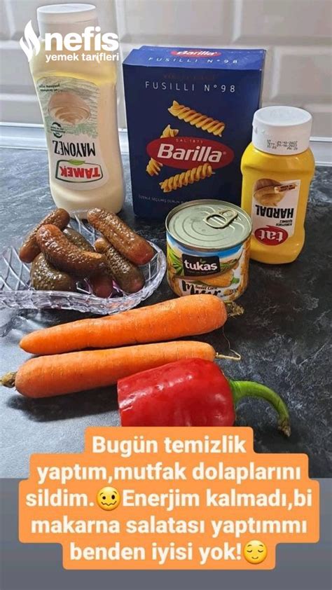 Makarna Salatas Hardal Soslu Nefis Yemek Tarifleri