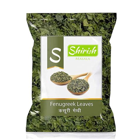 Shirish Masala Organic Kasuri Methi Fenugreek Leaves Dried Methi