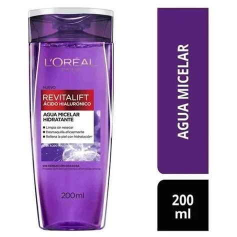 L Oréal Paris Agua Micelar Revitalift Con Ácido Hialurónico 200ml