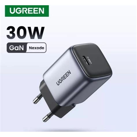 Jual Adapter 30W UGREEN Nexode USB C PD GaN Fast Charger Shopee Indonesia