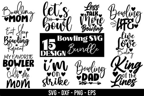 Bowling Svg Bundle Graphic By Momenulhossian Creative Fabrica