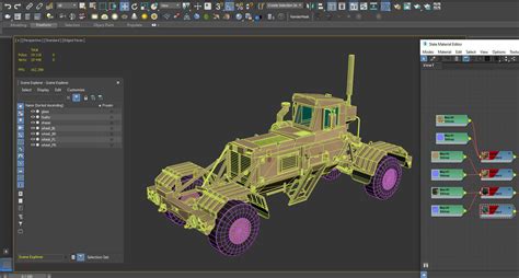 3d Model Husky Mine Detection Vehicle Vr Ar Low Poly Cgtrader