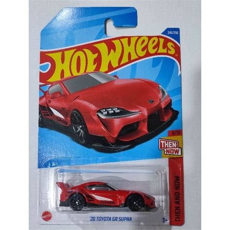 Hot Wheels 20 Toyota Gr Supra Japan Card Shopee Malaysia