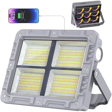 ERAY 150W Projecteur LED Rechargeable Projecteur LED Chantier Portable