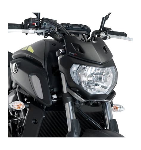 Cupolino Puig Naked Sport Plus Per Yamaha MT 07 Dal 2018 Colore Nero Opaco