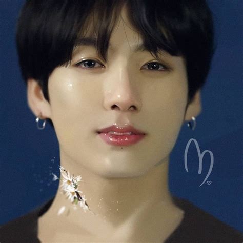 A Imagem Pode Conter 1 Pessoa Close Up Jungkook Fanart Fan Art