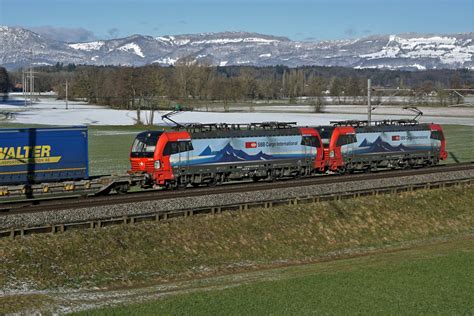 Sbb Cargo International Mit Den Roten Vectron Und Bei