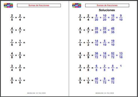 Problemas de fracciones suma resta multiplicación división Hot Sex