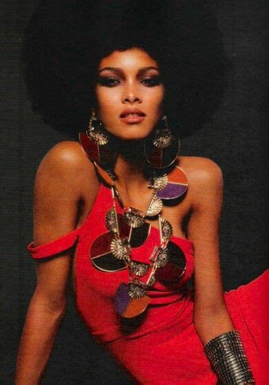 Afro Look 70s Black Beauties 1970s Fashion Women