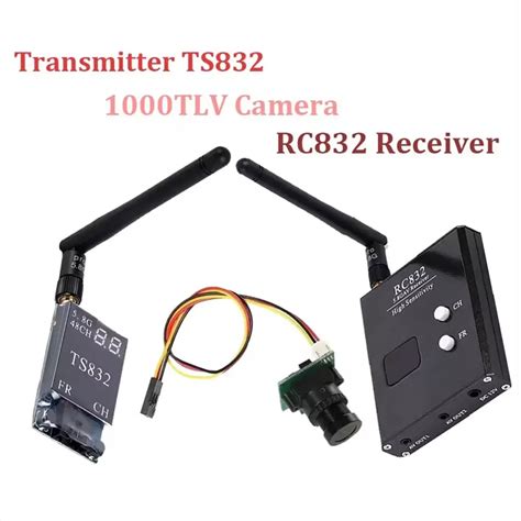 New 48CH 40CH 5 8G 600mw 5km Wireless AV Transmitter TS832 RC832