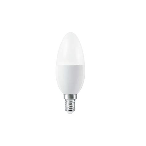 Ampoule flamme connectée Smart LED E14 blanc chaud 806 lm 5 W 3 pièces