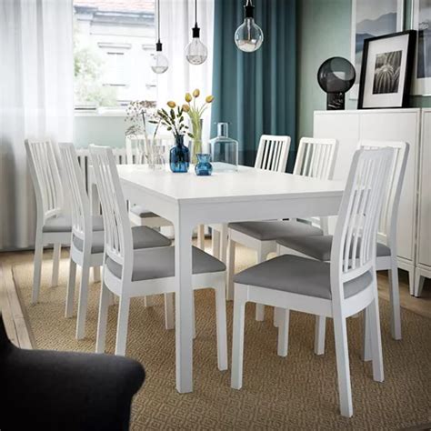 IKEA Santo Domingo EKEDALEN Mesa Extensible Blanco 47 1 4 70 7 8x31