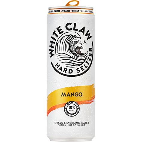 White Claw Hard Seltzer Spiked Mango 12 Fl Oz Instacart