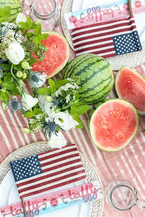 Watermelon Themed Th Of July Party Sugar And Charm