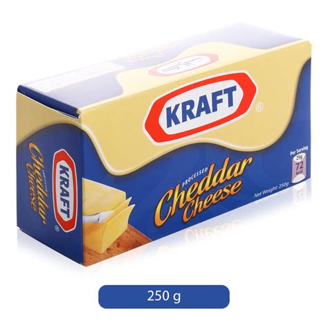 Kraft Cheddar Cheese Block Creamy Cheese 250 Gm Souq Uae