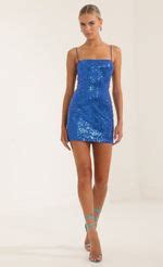 Talisa Sequin Open Back Bodycon Dress In Purple Lucy In The Sky