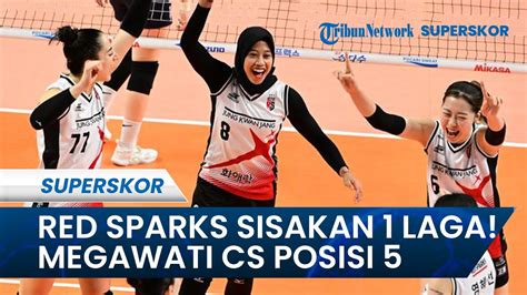 Red Sparks Sisakan Laga Di Liga Voli Korea Megawati Hangestri Cs