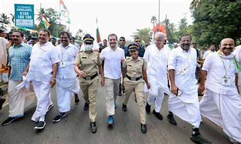 Bharat Jodo Yatra Morning Leg Concludes Rahul To Interact With Cashew