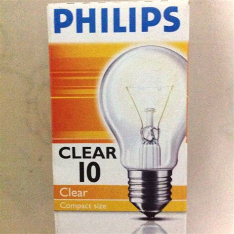 Jual Lampu Bohlam Dop Pijar Philips Pemanas Clear 10 Watt Shopee