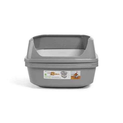 So Phresh Grey And White Lift To Sift Cat Litter Pan Pet Supplies