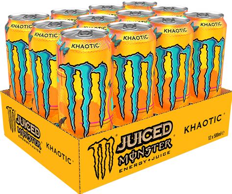 Monster Energy Juiced Khaotic 12 X 500 Ml What Sup