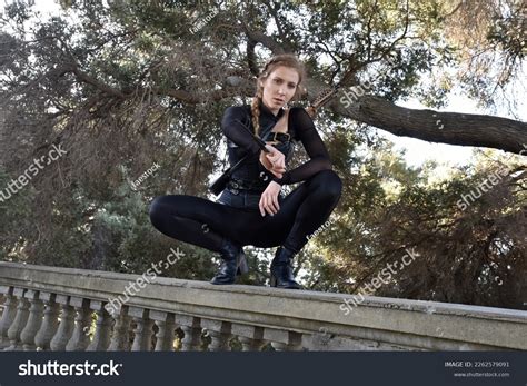 Portrait Beautiful Female Model Blonde Plait Stock Photo Shutterstock