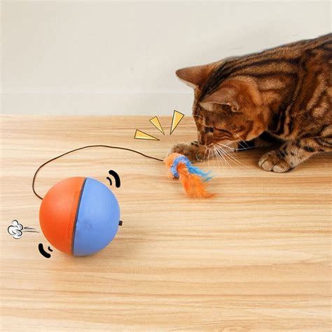 Juguetes inteligentes para gatos interactivos automáticos de bolas